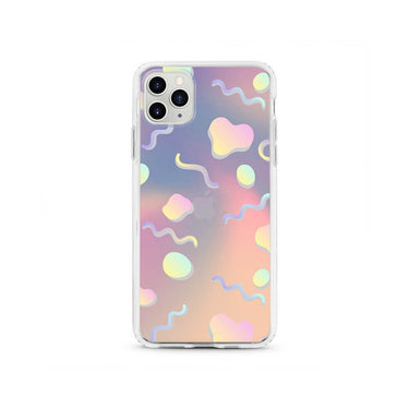 Aurora Laser Case With Holographic Pattern Fit For iPhone 12 / 12 Pro (6.1'')